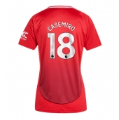 Manchester United Casemiro #18 Thuis tenue Dames 2024-25 Korte Mouwen