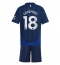 Manchester United Casemiro #18 Uit tenue Kids 2024-25 Korte Mouwen (+ broek)