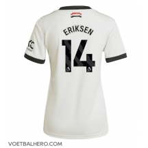 Manchester United Christian Eriksen #14 Derde tenue Dames 2024-25 Korte Mouwen