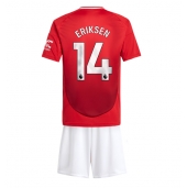 Manchester United Christian Eriksen #14 Thuis tenue Kids 2024-25 Korte Mouwen (+ broek)