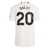 Manchester United Diogo Dalot #20 Derde tenue 2023-24 Korte Mouwen