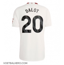 Manchester United Diogo Dalot #20 Derde tenue 2023-24 Korte Mouwen