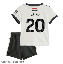 Manchester United Diogo Dalot #20 Derde tenue Kids 2024-25 Korte Mouwen (+ broek)