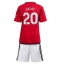 Manchester United Diogo Dalot #20 Thuis tenue Kids 2023-24 Korte Mouwen (+ broek)