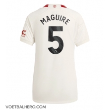 Manchester United Harry Maguire #5 Derde tenue Dames 2023-24 Korte Mouwen