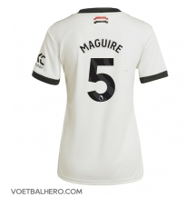 Manchester United Harry Maguire #5 Derde tenue Dames 2024-25 Korte Mouwen