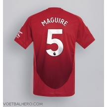 Manchester United Harry Maguire #5 Thuis tenue 2024-25 Korte Mouwen