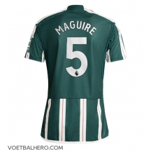 Manchester United Harry Maguire #5 Uit tenue 2023-24 Korte Mouwen