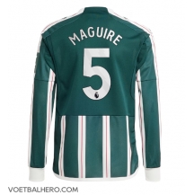 Manchester United Harry Maguire #5 Uit tenue 2023-24 Lange Mouwen