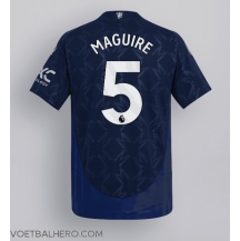 Manchester United Harry Maguire #5 Uit tenue 2024-25 Korte Mouwen