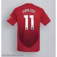 Manchester United Joshua Zirkzee #11 Thuis tenue 2024-25 Korte Mouwen