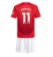 Manchester United Joshua Zirkzee #11 Thuis tenue Kids 2024-25 Korte Mouwen (+ broek)