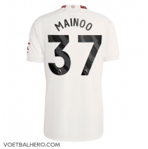 Manchester United Kobbie Mainoo #37 Derde tenue 2023-24 Korte Mouwen