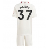 Manchester United Kobbie Mainoo #37 Derde tenue Kids 2023-24 Korte Mouwen (+ broek)