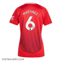 Manchester United Lisandro Martinez #6 Thuis tenue Dames 2024-25 Korte Mouwen