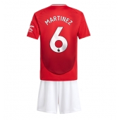 Manchester United Lisandro Martinez #6 Thuis tenue Kids 2024-25 Korte Mouwen (+ broek)