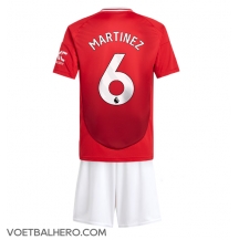 Manchester United Lisandro Martinez #6 Thuis tenue Kids 2024-25 Korte Mouwen (+ broek)