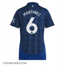 Manchester United Lisandro Martinez #6 Uit tenue Dames 2024-25 Korte Mouwen