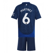 Manchester United Lisandro Martinez #6 Uit tenue Kids 2024-25 Korte Mouwen (+ broek)