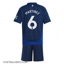 Manchester United Lisandro Martinez #6 Uit tenue Kids 2024-25 Korte Mouwen (+ broek)