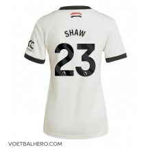 Manchester United Luke Shaw #23 Derde tenue Dames 2024-25 Korte Mouwen