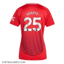 Manchester United Manuel Ugarte #25 Thuis tenue Dames 2024-25 Korte Mouwen