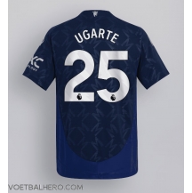 Manchester United Manuel Ugarte #25 Uit tenue 2024-25 Korte Mouwen