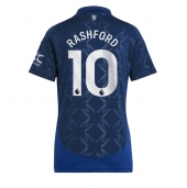 Manchester United Marcus Rashford #10 Uit tenue Dames 2024-25 Korte Mouwen