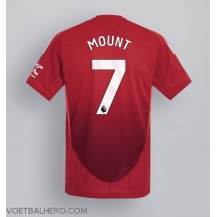 Manchester United Mason Mount #7 Thuis tenue 2024-25 Korte Mouwen