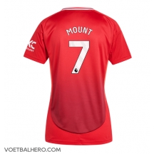 Manchester United Mason Mount #7 Thuis tenue Dames 2024-25 Korte Mouwen