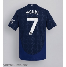 Manchester United Mason Mount #7 Uit tenue 2024-25 Korte Mouwen