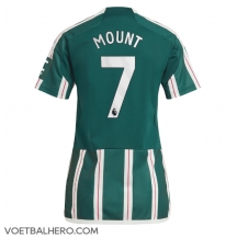 Manchester United Mason Mount #7 Uit tenue Dames 2023-24 Korte Mouwen