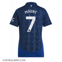 Manchester United Mason Mount #7 Uit tenue Dames 2024-25 Korte Mouwen