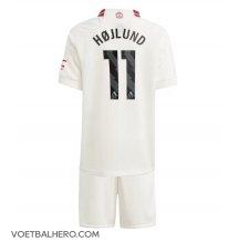 Manchester United Rasmus Hojlund #11 Derde tenue Kids 2023-24 Korte Mouwen (+ broek)