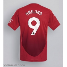 Manchester United Rasmus Hojlund #9 Thuis tenue 2024-25 Korte Mouwen