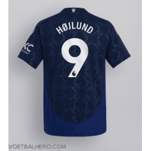 Manchester United Rasmus Hojlund #9 Uit tenue 2024-25 Korte Mouwen