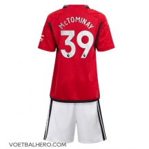 Manchester United Scott McTominay #39 Thuis tenue Kids 2023-24 Korte Mouwen (+ broek)