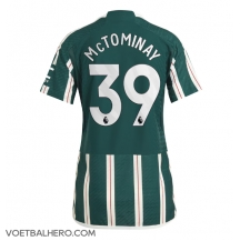 Manchester United Scott McTominay #39 Uit tenue Dames 2023-24 Korte Mouwen