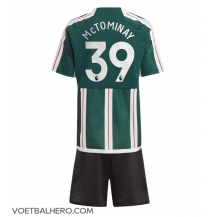 Manchester United Scott McTominay #39 Uit tenue Kids 2023-24 Korte Mouwen (+ broek)