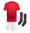 Manchester United Thuis tenue Kids 2024-25 Korte Mouwen (+ broek)