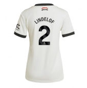 Manchester United Victor Lindelof #2 Derde tenue Dames 2024-25 Korte Mouwen