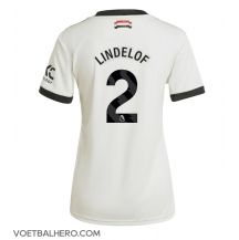 Manchester United Victor Lindelof #2 Derde tenue Dames 2024-25 Korte Mouwen