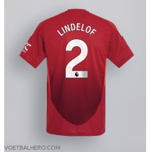 Manchester United Victor Lindelof #2 Thuis tenue 2024-25 Korte Mouwen