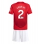 Manchester United Victor Lindelof #2 Thuis tenue Kids 2024-25 Korte Mouwen (+ broek)