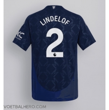 Manchester United Victor Lindelof #2 Uit tenue 2024-25 Korte Mouwen