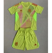 Mexico Keeper Thuis tenue Kids Copa America 2024 Korte Mouwen (+ broek)