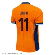 Nederland Cody Gakpo #11 Thuis tenue EK 2024 Korte Mouwen