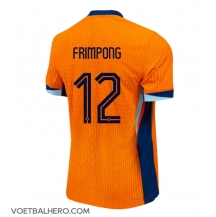 Nederland Jeremie Frimpong #12 Thuis tenue EK 2024 Korte Mouwen