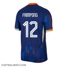 Nederland Jeremie Frimpong #12 Uit tenue EK 2024 Korte Mouwen