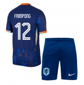 Nederland Jeremie Frimpong #12 Uit tenue Kids EK 2024 Korte Mouwen (+ broek)